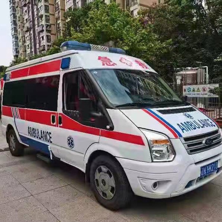 临潼长途救护车护送病人返乡
